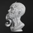 5D993523-F7BC-4342-B549-DCB1EBD27EA8.jpeg STL file Dark Zombie Creature ( Bust )・3D print design to download