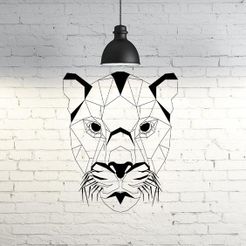 55.Puma2.jpg Sculpture de mur de panthère 2D