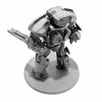 Custom_Telemon_Printed_2.jpg STL file CUSTOM CUSTODES TELEMON DREADNOUGHT (FIST & CANNON LOADOUTS)・3D printer model to download