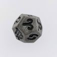 white-5.jpg Zodiac Dice / Dodecahedron