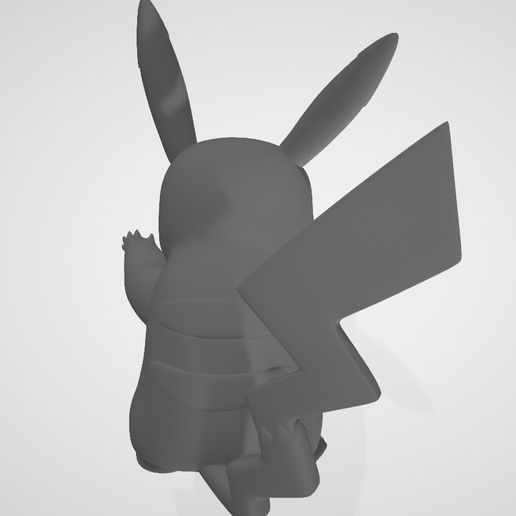 🐉 LIFE SIZE PIKACHU POKEMON・ STL File for 3D printing・Cults