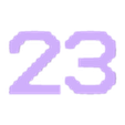 23.stl TERMINAL Font Numbers (01-30)