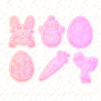 main.png Cute Easter cookie cutter set of 6