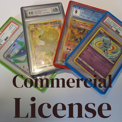 (Commercial license) Grading Protection bumper PSA, RAUK, CGC. STL File  for 3D printingCults