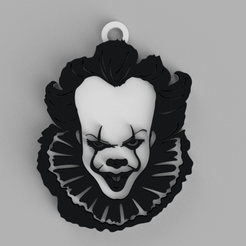 tinker.png STL file Pennywise It keychain - pendant - earrings・3D print design to download