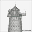 Arngast-Lighthouse-10.png ARNGAST LIGHTHOUSE - N (160) SCALE MODEL LANDMARK