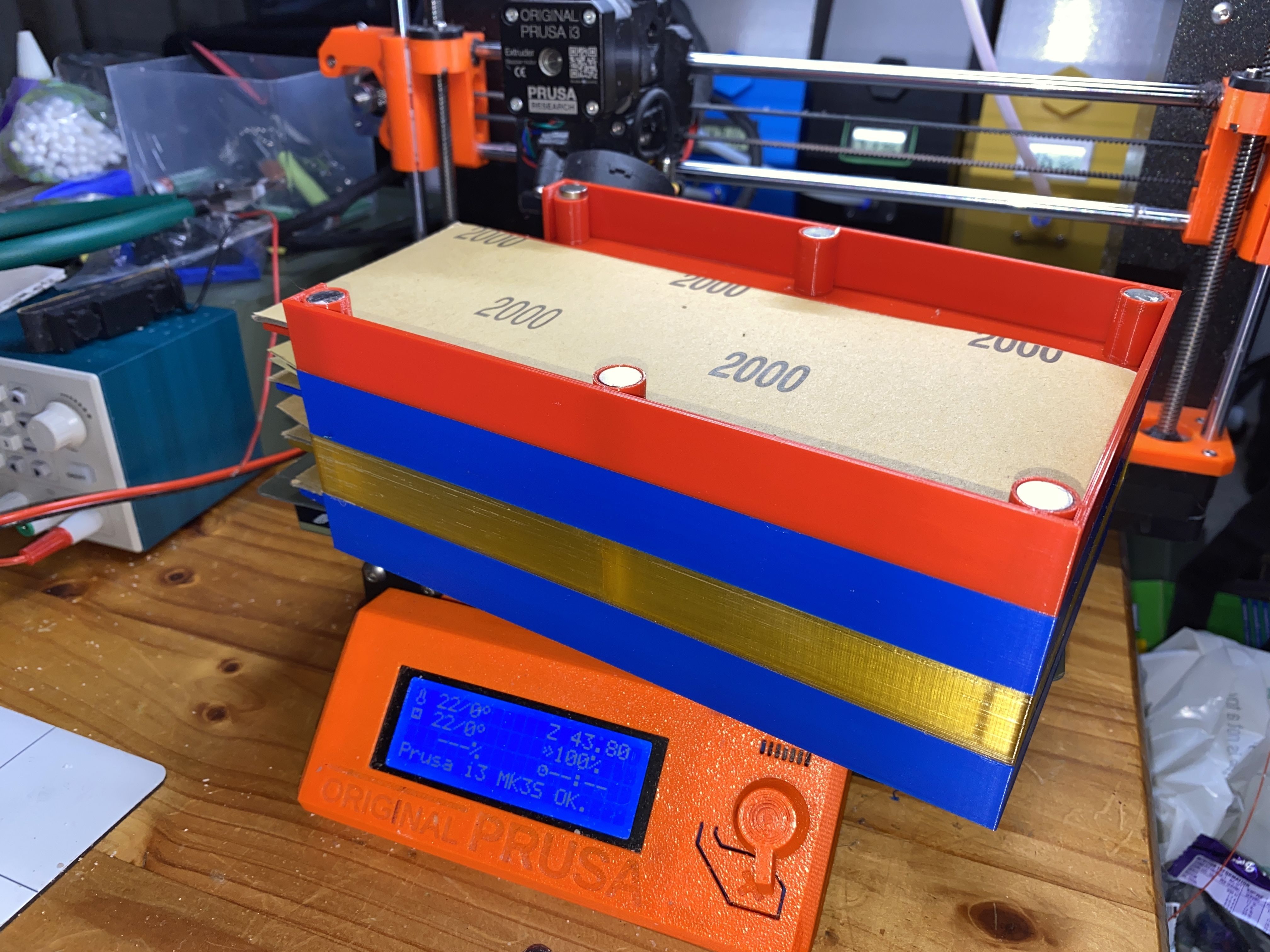 Download free GCODE file Sandpaper Holder with • 3D printer
