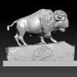 rthtry.jpg NCAA - Colorado buffaloes football mascot statue - 3d Print