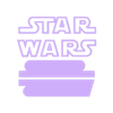 STAR_WARS_-_combined.stl STAR WARS Logo Snap-in