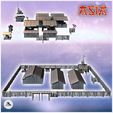 2.jpg Campamento con tres barracones de madera y muros de empalizada (17) - Moderno WW2 WW1 Guerra Mundial Diaroma Wargaming RPG Mini Hobby
