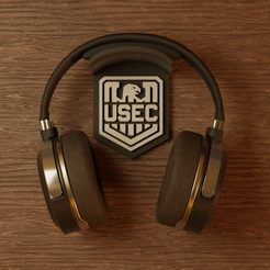 USEC.png STL-Datei FLUCHT AUS TARKOW HEADSET-HALTERUNGEN・Design für den 3D-Druck zum Herunterladen