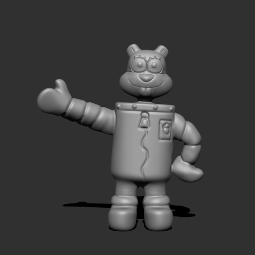 👾 sandy cheeks from spongebob・ STL File for ・Cults