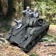 IMG_1726.JPG 28mm - OddBall's Sherman Tank - Kelly's Heroes