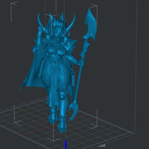 Female Magnis the Red– Female Primarch Fan Art