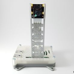 2016-05-19_20.17.16.jpg Fichier STL gratuit Tom's Raspberry Pi Camera Mount V3 + (en option) LED Mount V1・Plan pour imprimante 3D à télécharger