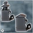 3.jpg Conjunto de tres edificios modernos en ruinas con arco central y pavimento de piedra (8) - Modern WW2 WW1 World War Diaroma Wargaming RPG Mini Hobby
