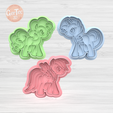 1.1322.png MY LITTLE PONY SET X6 + GIFT! Cutter with Stamp / Cookie Cutter