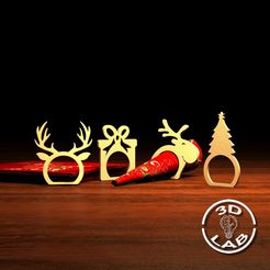 untitled1.jpg Файл STL Christmas ring napkin holder to decorate the table・Шаблон для 3D-печати для загрузки