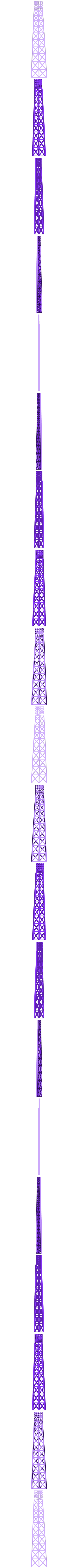 Eiffel_twr_K.stl Eiffel Tower HD