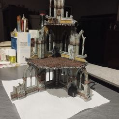 Ruína gótica de ficção científica