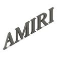 amiri-logo-3d-print-text-sign-side-view.jpeg AMIRI 徽标 3D 打印包 - 文字标志和蜘蛛字母墙艺术 (OBJ)