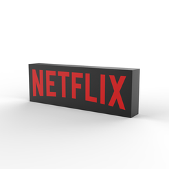 untitled.526.png Archivo STL NETFLIX LUMINÁRIA - LÁMPARA LED・Objeto imprimible en 3D para descargar