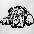 Imagen1-PERRO-BULL-DOG-INGLES.png ENGLISH BULL DOG WALL ART 2D DECORATION