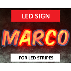 MArco.png LED NAME SIGN - MARCO (GIFT/ DECO/ DESIGN)