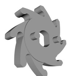 Impeller_top.png Free STL file Breville Smart Grinder BCG800 Impeller・3D printable model to download