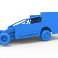 54.jpg Diecast Northeast Outlaw Dirt Modified stock car while turning Scale 1:25