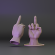 untitled2.png Middlefinger hand gesture for 3D prints 3D print model