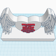 memorial-heart-with-wings-treasure-1.png Heart with angel wings on stand, In loving memory of someone special, remembrance, commemoration, memorial gift