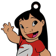 Lilo.png Lilo and Stitch Keychain - Lilo & Stitch Keychain