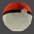 1.png Lowpoly And Normal Version of Pokeball penstand / Vase Collection
