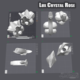 LuxCrystalRose05.png Lux Crystal Rose League of Legends STL file