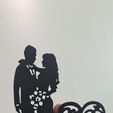 Topo de bolo de casamento 2