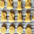 Cookie-General-3.png Free STL file BIG PACK Easter Cookies mold・3D print design to download