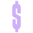 DOLLAR.stl SUPER MARIO BROS Letters and Numbers | Logo