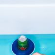 IMG_20250610_142724.jpg Pool Floaty for Drinks ☀️🏖️, This Summer Must-Have 🍹🌊, Floating Donut for Beer and Cans 🍺