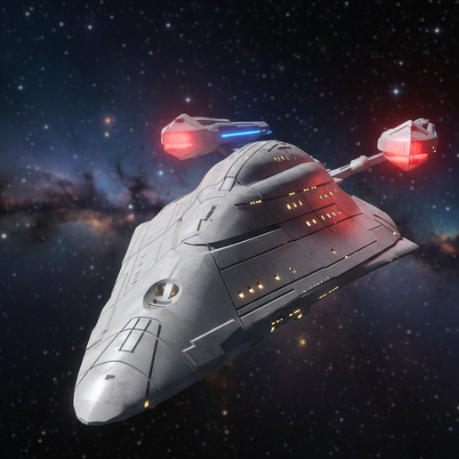 ⭐ USS Spade - Star trek federation star ship・ STL File for 3D printing ...
