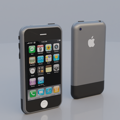 1.png Fichier STL Apple iPhone (première génération)・Plan pour impression 3D à télécharger