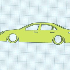 Web-capture_12-9-2023_114217_www.tinkercad.com.jpeg Archivo STL Llavero Silueta Peugeot 607・Modelo para descargar y imprimir en 3D