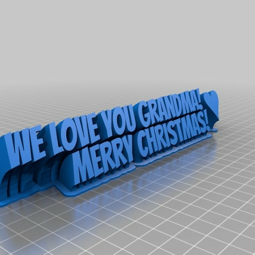 Grandma Xmas - 3D model önizlemesi