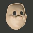 2.jpg Free STL file Marionymous Mask Mario brothers Anonymous Guy Fawkes Mash up・3D printable model to download
