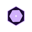 Simple1Hole.STL Large hexagonal pot