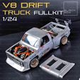 a06.jpg V8 DRIFT TRUCK FULL MODELKIT 1-24th