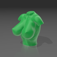01.png STL file She Hulk bust・3D print design to download