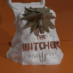 Ver1_HollowLetters_CloseUp.png Fichier STL The Witcher 3 Wild Hunt - CONTROLLER / JOYSTICK STAND FOR PS4 / PS5・Modèle à télécharger et à imprimer en 3D