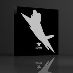 1.png Archivo 3D Lámpara del F-22 Raptor・Modelo imprimible en 3D para descargar