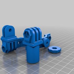 224f16d392a144bc47ea405014f8b34a.png Free STL file action camera motorcycle adapter・3D printer design to download